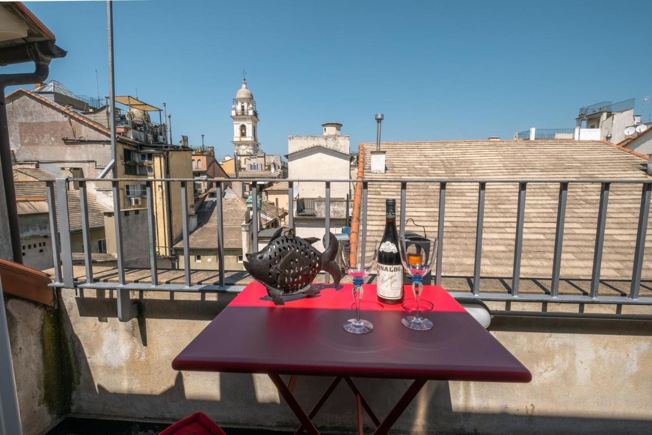 Bed and Breakfast Attico Palazzo Giustiniani Janov Exteriér fotografie